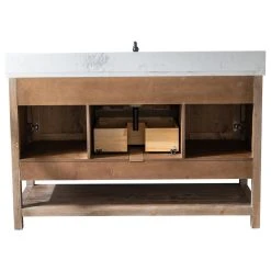 Urban Furnishing Harvey Farmhouse Bathroom Sink Vanity Brown Spruce, 54" -Kraus Shop 2e91a30f0056fcd4 5307 w800 h800 b1 p0