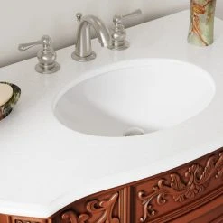 MOD The Carlton Bathroom Vanity, Single Sink, 33", Cherry, Freestanding -Kraus Shop 3031e2f603d99185 0426 w800 h800 b0 p0