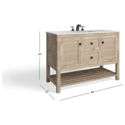 MOD Kerry Bath Vanity, Single Sink, 48", Natural, Freestanding -Kraus Shop 3101ce2d03d0445e 6484 w800 h800 b1 p0
