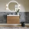 MOD Beacon Bath Vanity, Natural Oak, 36", Single Sink, Floating