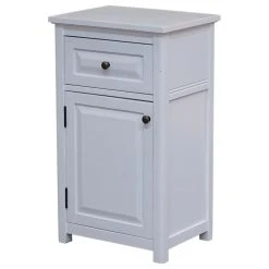 Bolton Furniture, Inc. Dorset Bathroom Storage Tower, Open Upper Shelves And Lower Cabinet -Kraus Shop 3231d4d701f4361b 7416 w800 h800 b1 p0