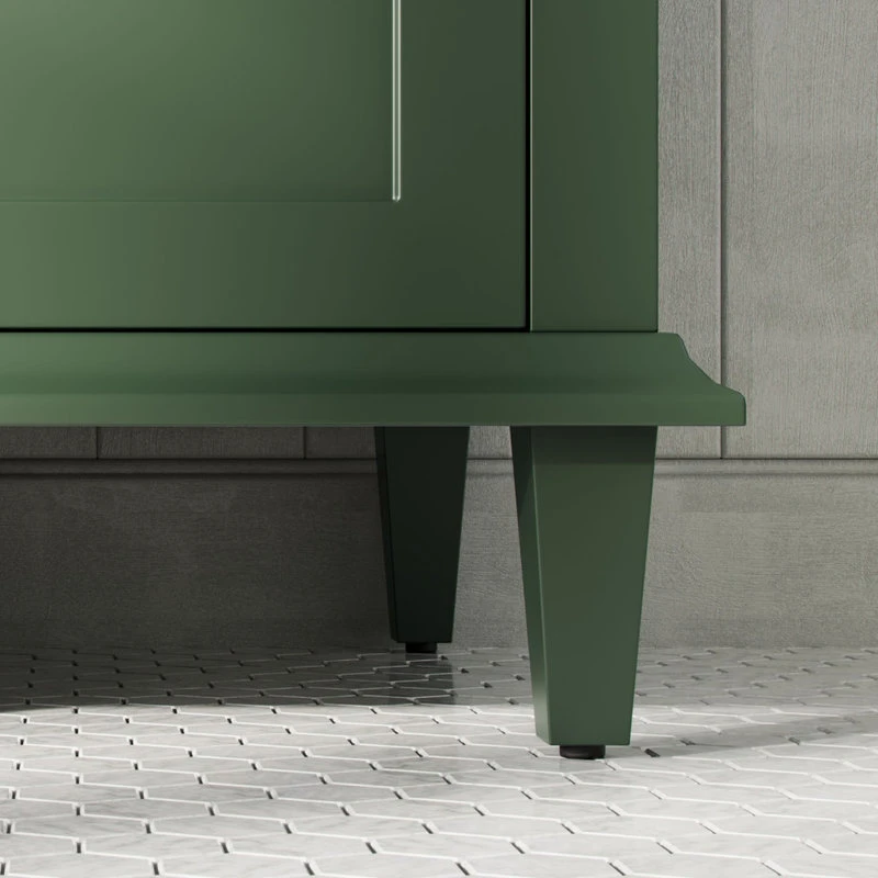 MOD The Joyce Bathroom Vanity, Double Sink, 60", Vogue Green, Freestanding 9 MOD The Joyce Bathroom Vanity, Double Sink, 60", Vogue Green, Freestanding - Image 7