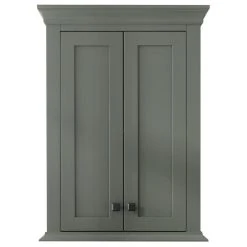 Legion Furniture WLF2224 Toilet Topper Cabinet, Pewter Green