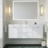 MOD Boutique Bath Vanity, High Gloss White, 60", Single Sink, Wall Mount