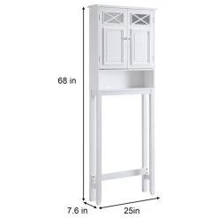 Versanora Wooden Bathroom Over Toilet Storage Cabinet -Kraus Shop 373162f00111eb46 4752 w800 h800 b1 p0