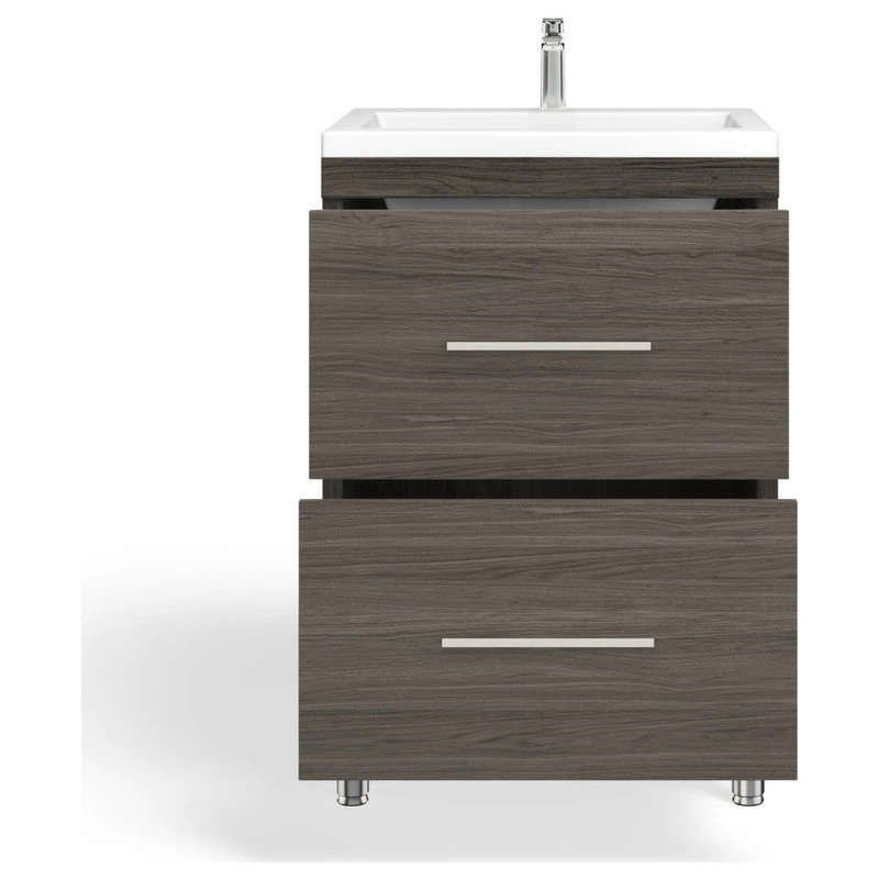 MOD The Mendocino Bathroom Vanity, Gray, 24", Single Sink, Freestanding 14 MOD The Mendocino Bathroom Vanity, Gray, 24", Single Sink, Freestanding - Image 12