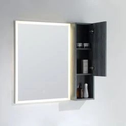 Dowell K&B Supplies Oates 9" Side Cabinet, Bluish-Green -Kraus Shop 38210d76012fcd64 0395 w800 h800 b0 p0