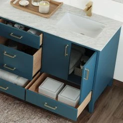 MOD Lagoon Bathroom Vanity, Royal Green, 72", Double, Without Mirror, Freestanding -Kraus Shop 3841ed3503d9a95f 4312 w800 h800 b0 p0