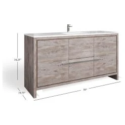 MOD Esconde Bath Vanity, Natural Wood, 60", Single Sink, Freestanding -Kraus Shop 3a91549503c75a77 8160 w800 h800 b1 p0