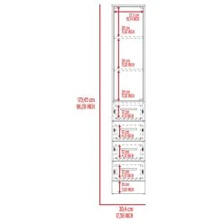 FM FURNITURE Preston Linen Cabinet, White 14 FM FURNITURE Preston Linen Cabinet, White -Kraus Shop 3ac1f92a0351582e 1933 w800 h800 b1 p0