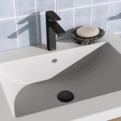 MOD The Stowe Bathroom Vanity, Weathered Fir, 24", Single Sink, Wall Mounted -Kraus Shop 3ad16c0103c743dd 7023 w800 h800 b0 p0