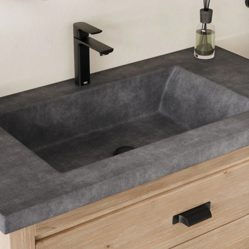 MOD The Stowe Bathroom Vanity, Weathered Fir, 36", Single Sink, Wall Mounted 6 MOD The Stowe Bathroom Vanity, Weathered Fir, 36", Single Sink, Wall Mounted - Image 4