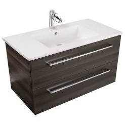 Cutler K&B Silhouette Zambukka Wall-Mounted Vanity, 36"