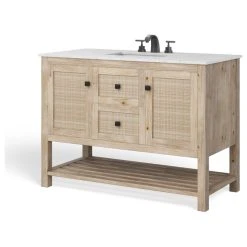 MOD Kerry Bath Vanity, Single Sink, 48", Natural, Freestanding -Kraus Shop 3c9158e303d04477 6484 w800 h800 b1 p0