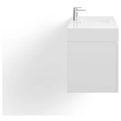 MOD Boutique Bath Vanity, High Gloss White, 60", Single Sink, Wall Mount -Kraus Shop 3d01f4da03471d90 9767 w800 h800 b1 p0