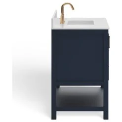 MOD The Brody Bathroom Vanity, Single Sink, 42", Navy Blue, Freestanding -Kraus Shop 3ee1ebc203d991a3 3227 w800 h800 b1 p0