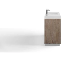 MOD Boutique Bath Vanity, Natural Wood, 60", Single Sink, Freestanding -Kraus Shop 3f6173df03c74350 7749 w800 h800 b1 p0