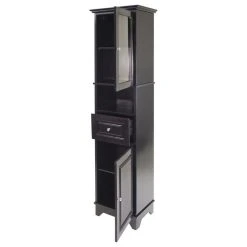 Winsome Wood Transitional Black Composite Wood Cabinet 20871 -Kraus Shop 4071a3f50da38deb 7918 w800 h800 b1 p0