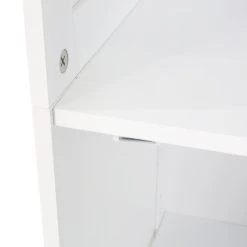 GDFStudio Lauren Modern Free Standing Bathroom Linen Tower Storage Cabinet, Matte White -Kraus Shop 4141dacc0f90586f 0826 w800 h800 b0 p0