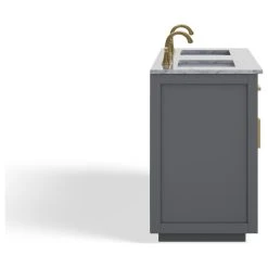 MOD The Yukon Bathroom Vanity, Double Sink, 60", Gray -Kraus Shop 4431ad2003d9a98a 9374 w800 h800 b1 p0