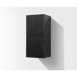 KUBEBATH 12" Wide By 24" High Linen Side Cabinet With Two Doors In Black Wood Finish 8 KUBEBATH 12" Wide By 24" High Linen Side Cabinet With Two Doors In Black Wood Finish -Kraus Shop 45216d780dbf9dc0 5153 w800 h800 b0 p0