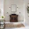 MOD The Ludlow Bathroom Vanity, Single Sink, 42", Cherry, Freestanding