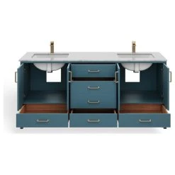 MOD Lagoon Bathroom Vanity, Royal Green, 72", Double, Without Mirror, Freestanding -Kraus Shop 4821a86203d9a991 4312 w800 h800 b1 p0