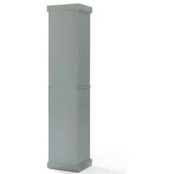 Crosley Furniture Seaside Tall Coastal Wooden Linen Cabinet In Distressed Gray -Kraus Shop 4891102601ae27fb 5262 w800 h800 b1 p0