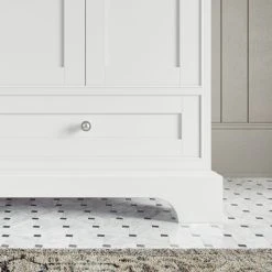 MOD Cascade Bath Vanity, White, 60", Brushed Nickel Hardware, Double, Freestanding 21 MOD Cascade Bath Vanity, White, 60", Brushed Nickel Hardware, Double, Freestanding -Kraus Shop 48a1bcf803472e85 7155 w800 h800 b0 p0