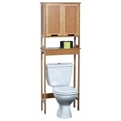 EVIDECO Over The Toilet Storage Cabinet Bathroom Mahe Bamboo - Wood, Mahe 14 EVIDECO Over The Toilet Storage Cabinet Bathroom Mahe Bamboo - Wood, Mahe -Kraus Shop 4931185d02fffb8d 2094 w800 h800 b1 p0