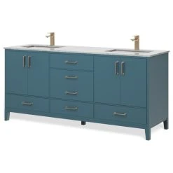 MOD Lagoon Bathroom Vanity, Royal Green, 72", Double, Without Mirror, Freestanding -Kraus Shop 4a41fe1703d9a98c 4312 w800 h800 b1 p0