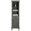 Legion Furniture WLF2221 Linen Cabinet, Pewter Green