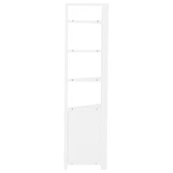 Bolton Furniture, Inc. Dover 25"W X 68"H Corner Storage Cabinet, 2 Doors And Open Shelving -Kraus Shop 4ad1c48f01f43648 7479 w800 h800 b1 p0