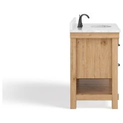 MOD Bosque Bath Vanity, Driftwood, 42", Single Sink, Undermount, Freestanding -Kraus Shop 4c11d302034728a2 9857 w800 h800 b1 p0