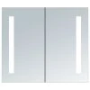 Innoci-usa Electric LED Mirror Vanity Cabinet Double Door, LED Tubes, 30 X 26