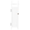 Bolton Furniture, Inc. Dover 7"W X 28"H Deluxe Storage Cabinet, Toilet Paper Dispenser