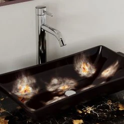 MOD The Ludlow Bathroom Vanity, Single Sink, 42", Cherry, Freestanding -Kraus Shop 4e015ee103d990dc 3137 w800 h800 b0 p0