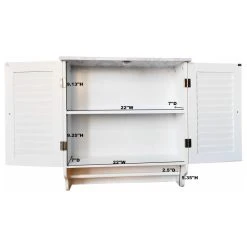 Pilaster Designs Trevita Wall Mounted Bathroom Storage Cabinet Medicine Chest -Kraus Shop 4eb125290de985f9 9686 w800 h800 b1 p0