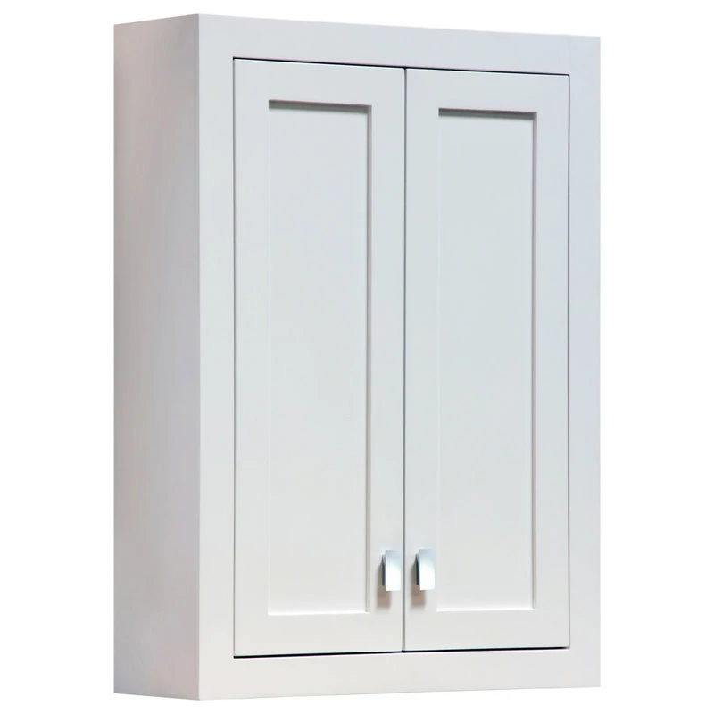 Water Creation Madison 24" W X 33" H X 8" D Bath Storage Wall Cabinet, Pure White 4 Water Creation Madison 24" W X 33" H X 8" D Bath Storage Wall Cabinet, Pure White - Image 2