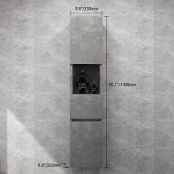 HOMARY Bathroom Cabinet With Drawers Wall Mounted Bathroom Cabinet With Shelf, Gray -Kraus Shop 51d1cb2c01446857 2750 w800 h800 b0 p0