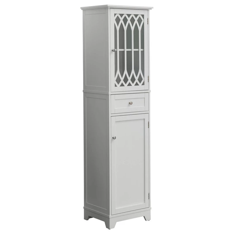 Pilaster Design Helsinki Freestanding Bathroom Storage Tower Organizer With Cabinets 3 Pilaster Design Helsinki Freestanding Bathroom Storage Tower Organizer With Cabinets