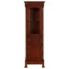 James Martin Vanities Brookfield Linen Cabinet, Warm Cherry