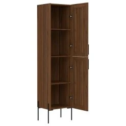 RST Brands Svedin Tall Bathroom Cabinet, Mahogany -Kraus Shop 56017b100fc55be3 9268 w800 h800 b1 p0