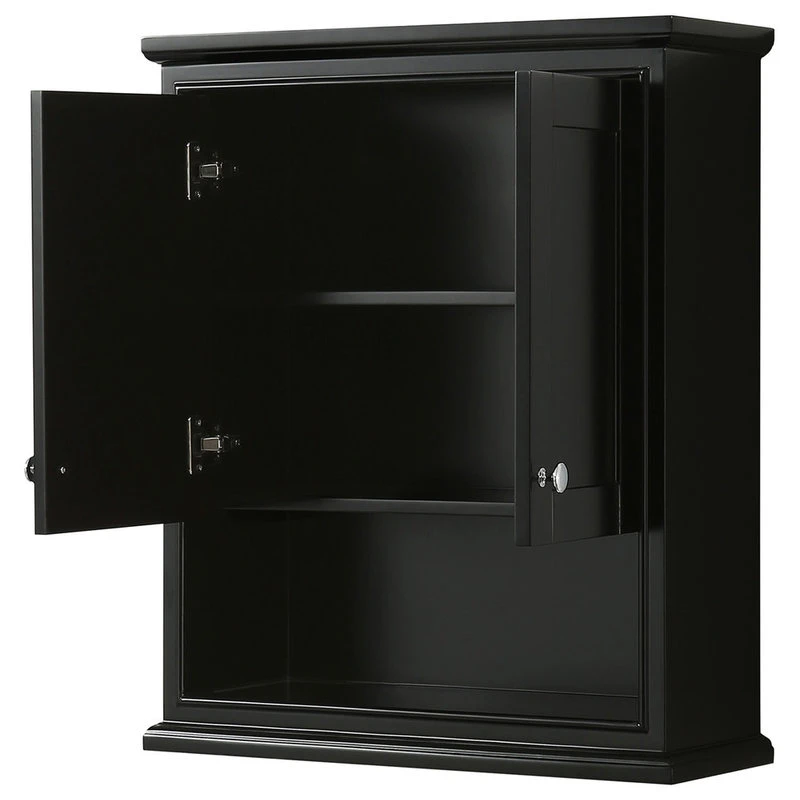 Wyndham Collection Deborah Over-the-Toilet Wall-Mounted Storage Cabinet In Dark Espresso 5 Wyndham Collection Deborah Over-the-Toilet Wall-Mounted Storage Cabinet In Dark Espresso - Image 3