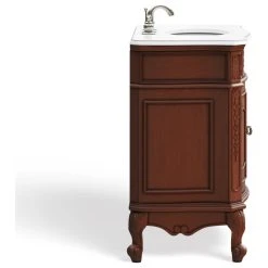 MOD The Carlton Bathroom Vanity, Single Sink, 33", Cherry, Freestanding -Kraus Shop 58412d1803d991b1 0426 w800 h800 b1 p0
