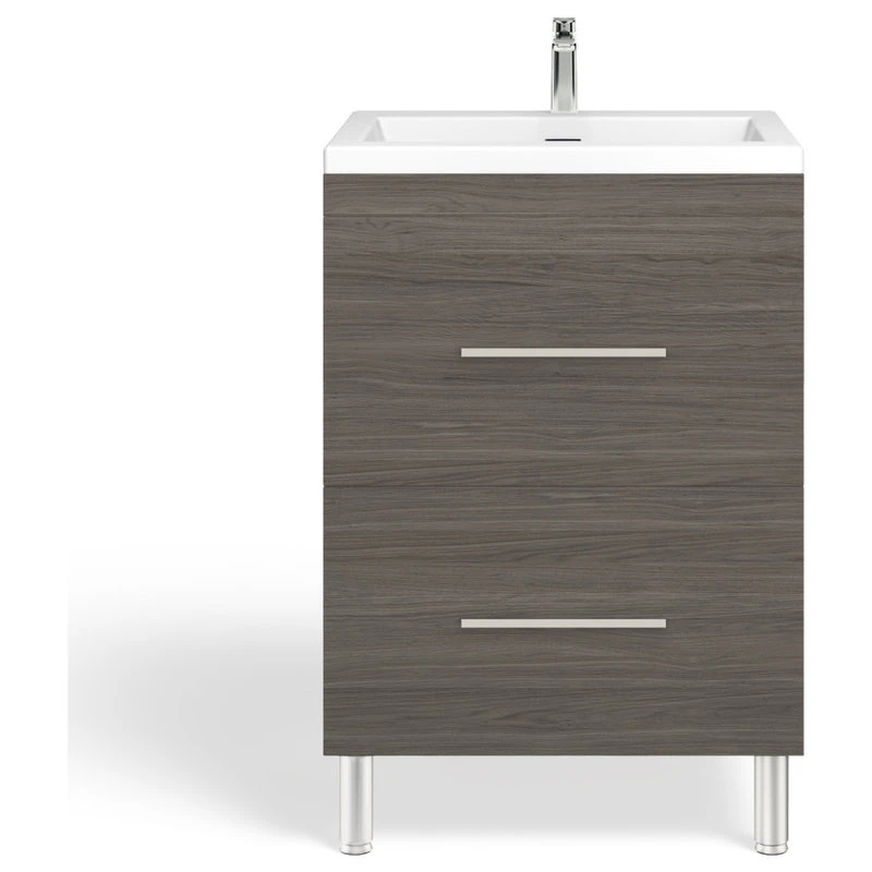 MOD The Mendocino Bathroom Vanity, Gray, 24", Single Sink, Freestanding 11 MOD The Mendocino Bathroom Vanity, Gray, 24", Single Sink, Freestanding - Image 9