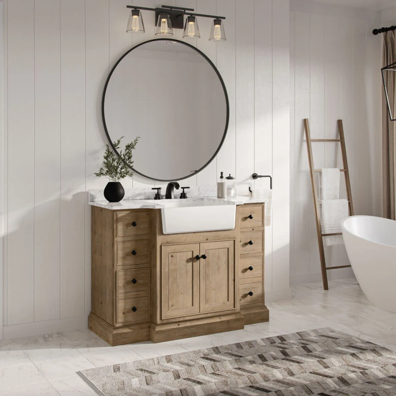 MOD Fermo Bath Vanity, Weathered Fir, 48", Single Sink, Freestanding 4 MOD Fermo Bath Vanity, Weathered Fir, 48", Single Sink, Freestanding - Image 2