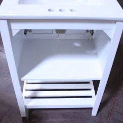 Legion Furniture 24" Transitional Single Sink Bathroom Vanity, White -Kraus Shop 5a210bdd00ba89f8 7974 w800 h800 b0 p0