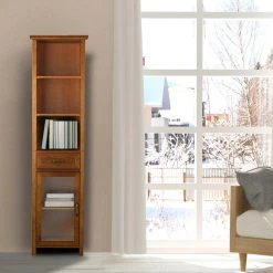 Elegant Home Fashions Wooden Bathroom Tall Linen Storage Cabinet -Kraus Shop 5c7112720111e60f 6238 w800 h800 b0 p0