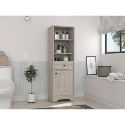 DEPOT ESHOP LLC Norwalk Linen Cabinet, Light Gray 11 DEPOT ESHOP LLC Norwalk Linen Cabinet, Light Gray -Kraus Shop 5e015fbb02d9d2fa 2137 w800 h800 b0 p0